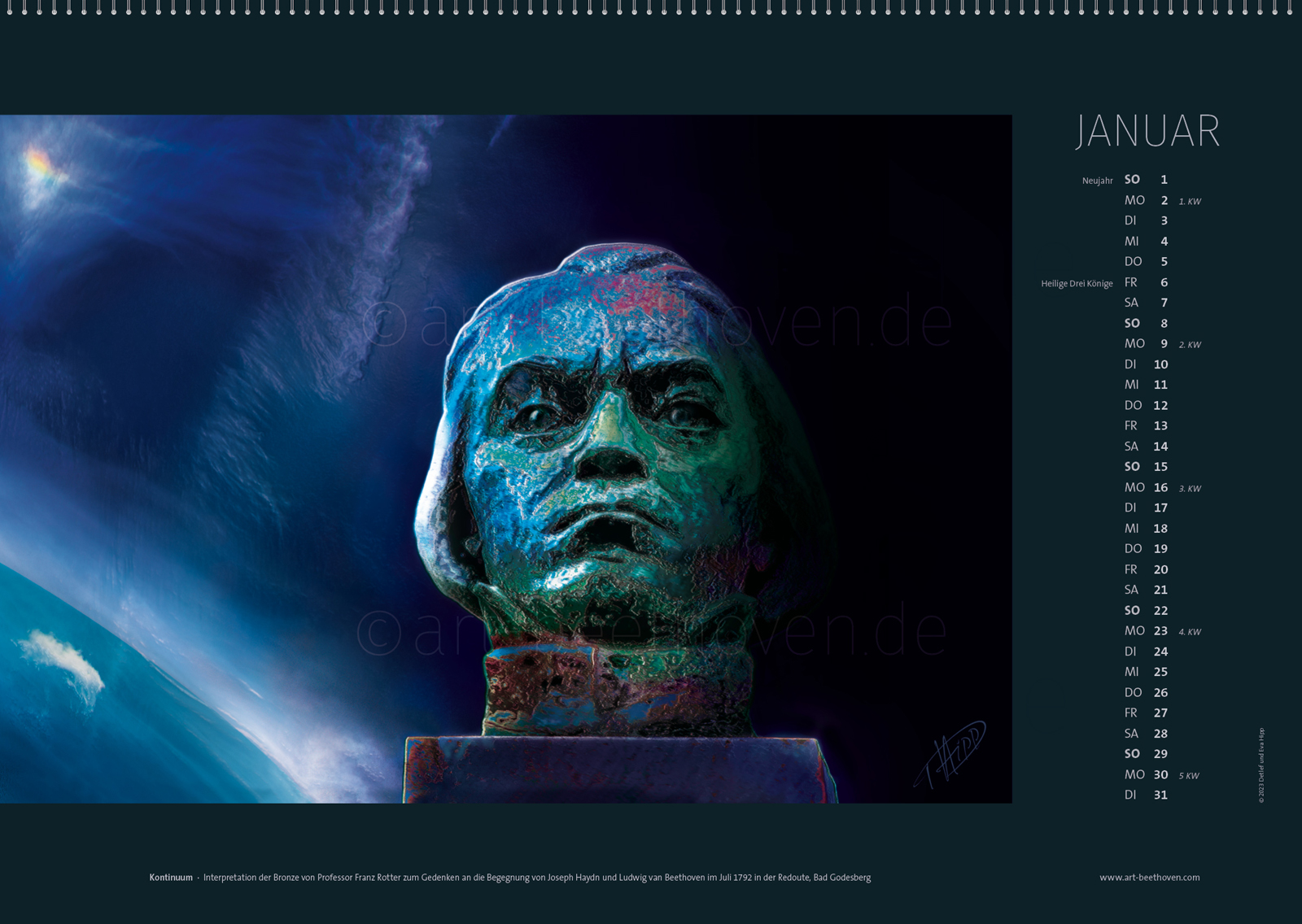 Wandkalender 2023: Blatt 01