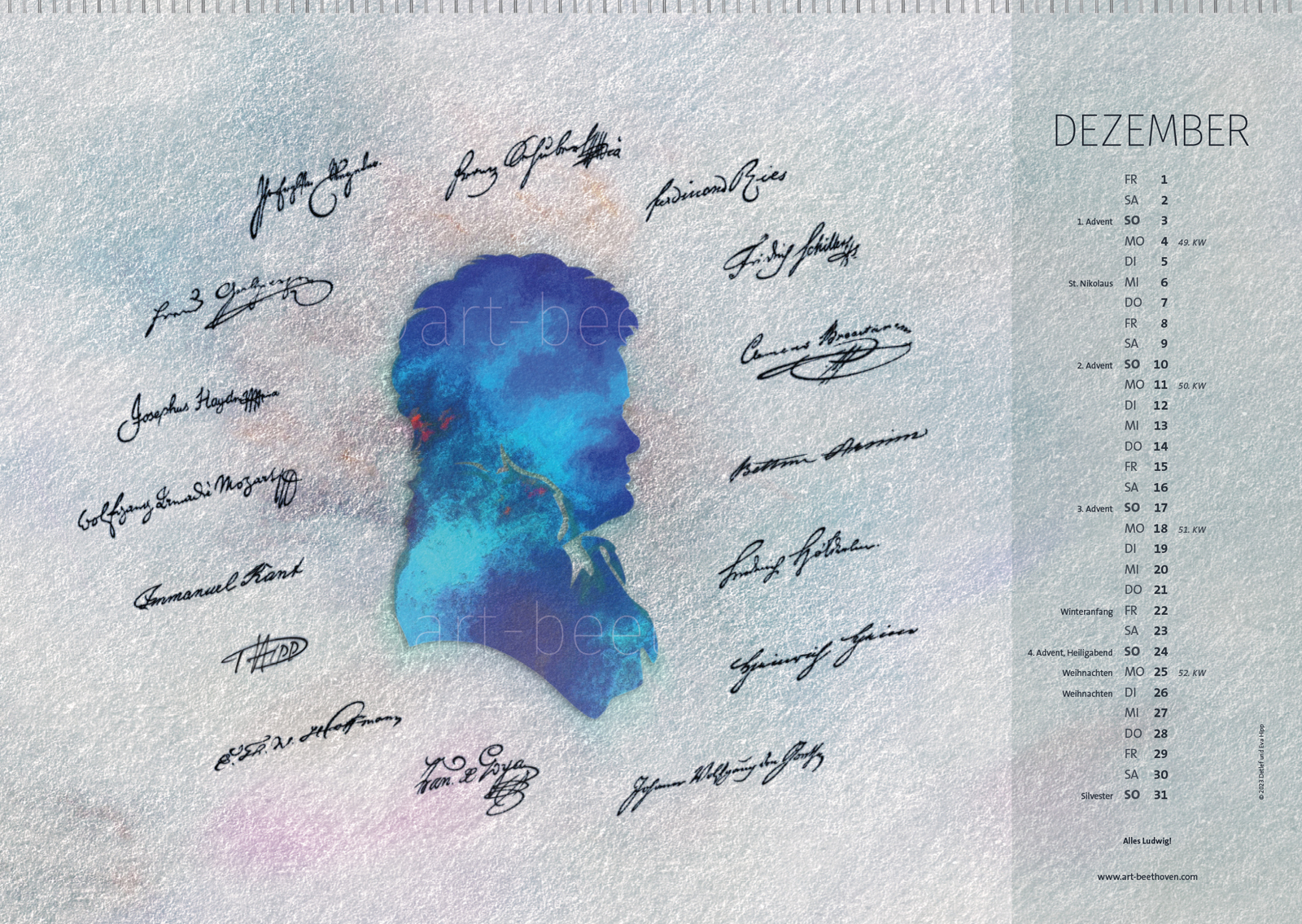 Wandkalender 2023: Blatt 12